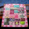 Keep Calm And Play Tennis Quilt Blanket Tm99  Quilt